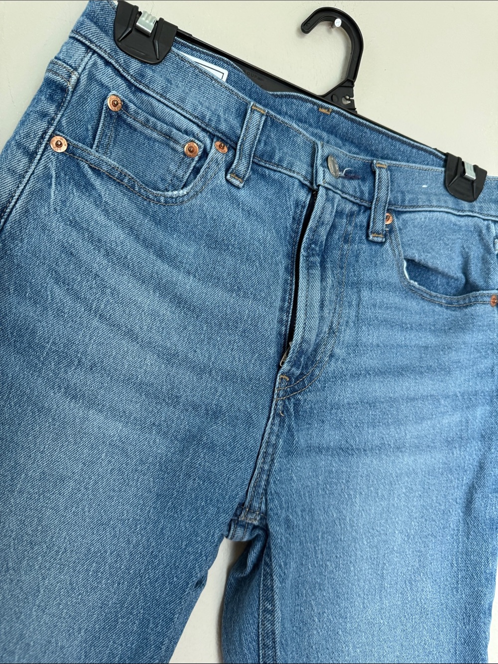 GAP 90s Straight-Leg high rise Jeans in medium indigo 26 - Picture 3 of 7